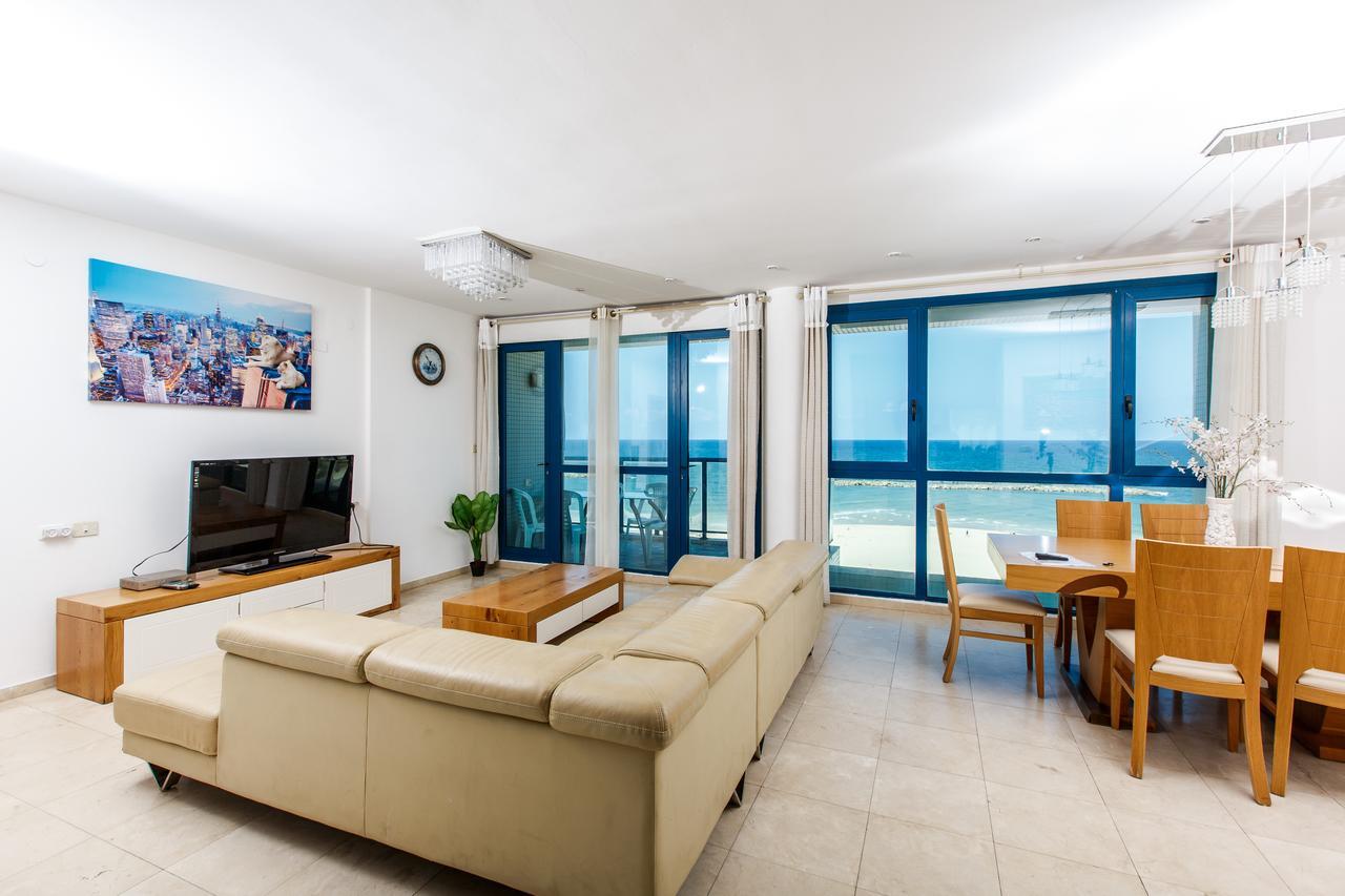 Ocean Front Apartments First Line To The Beach Tel Aviv Eksteriør bilde